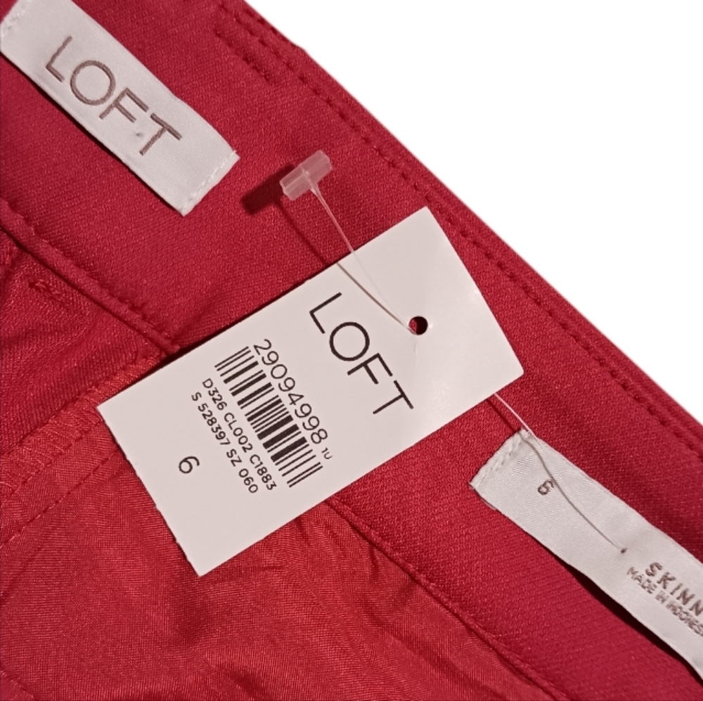 SOLD LOFT Double Button Skinny Ankle Pants - Picture 7 of 9